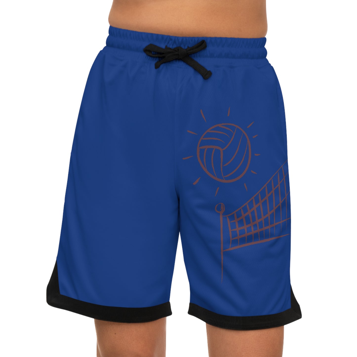 Basketball Rib Shorts: Volleyball Dark Blue