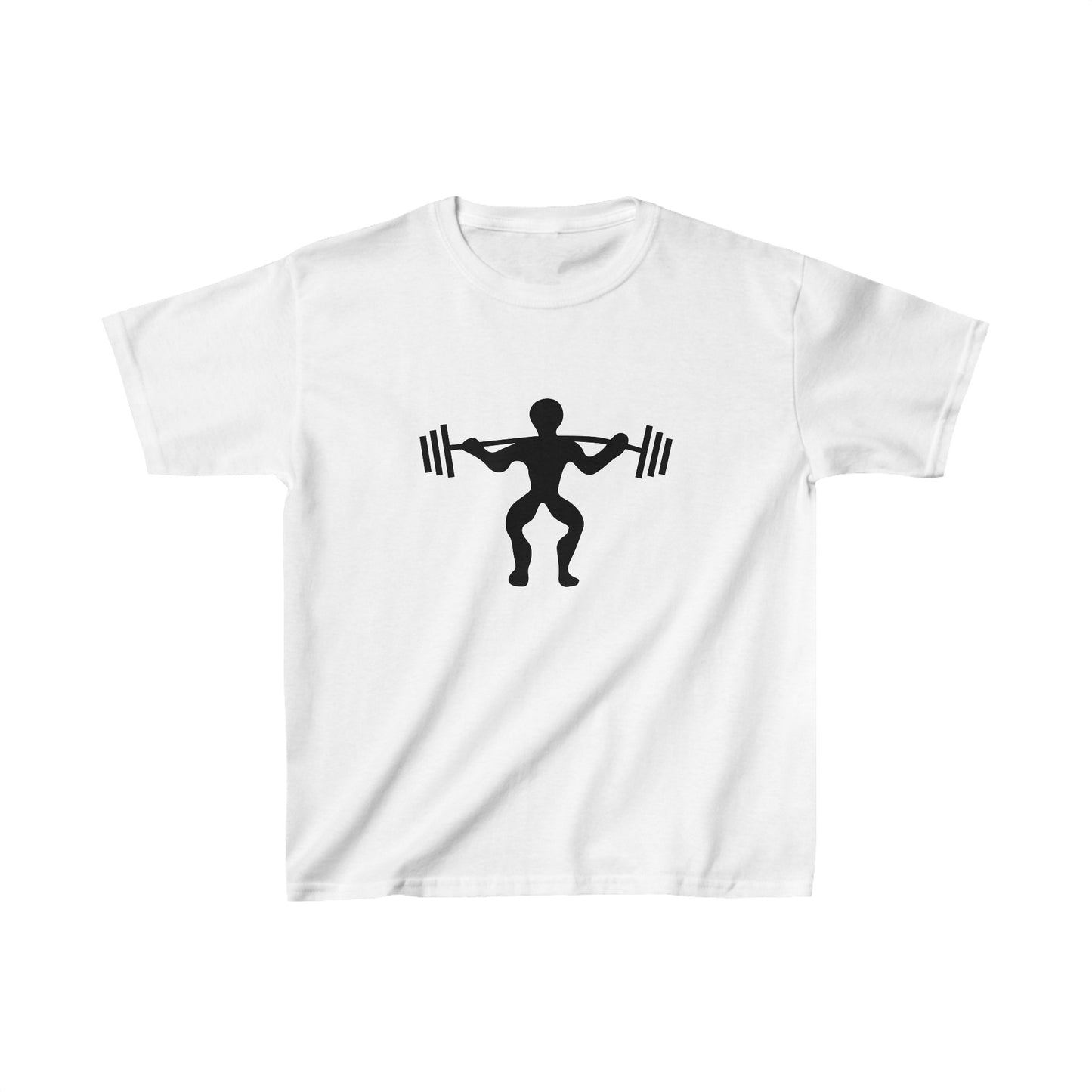 Kids Heavy Cotton™ Tee: Weightlifting