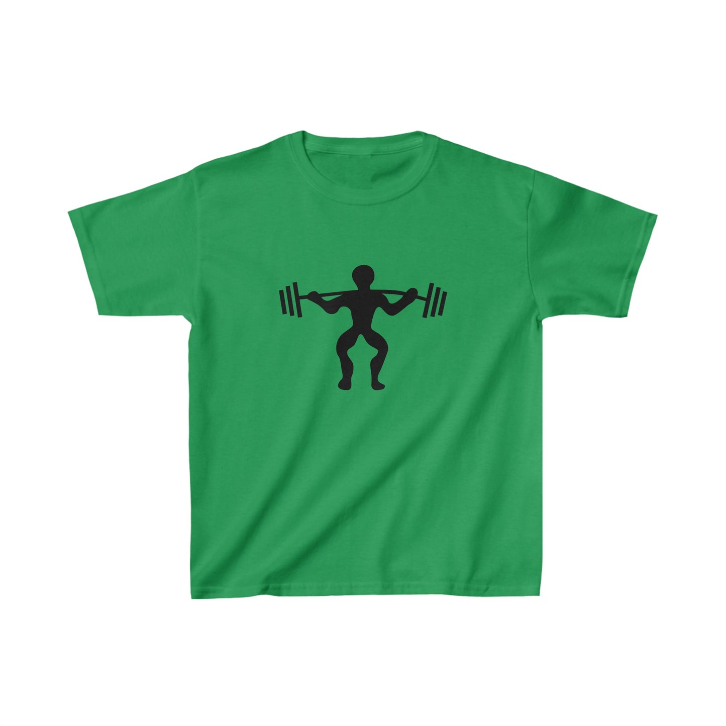 Kids Heavy Cotton™ Tee: Weightlifting