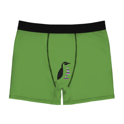 Men's Boxer Briefs: Dragons Green