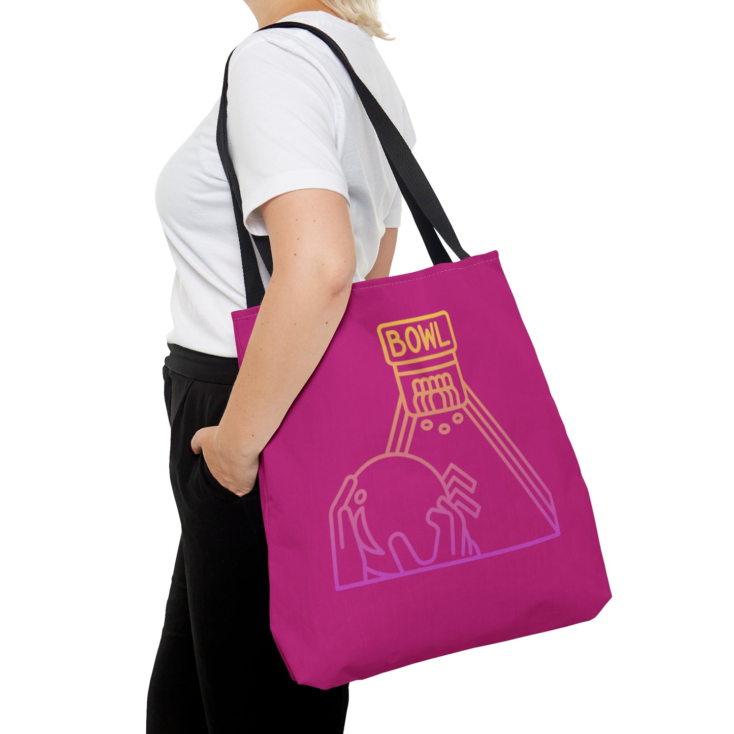 Tote Bag: Bowling Pink