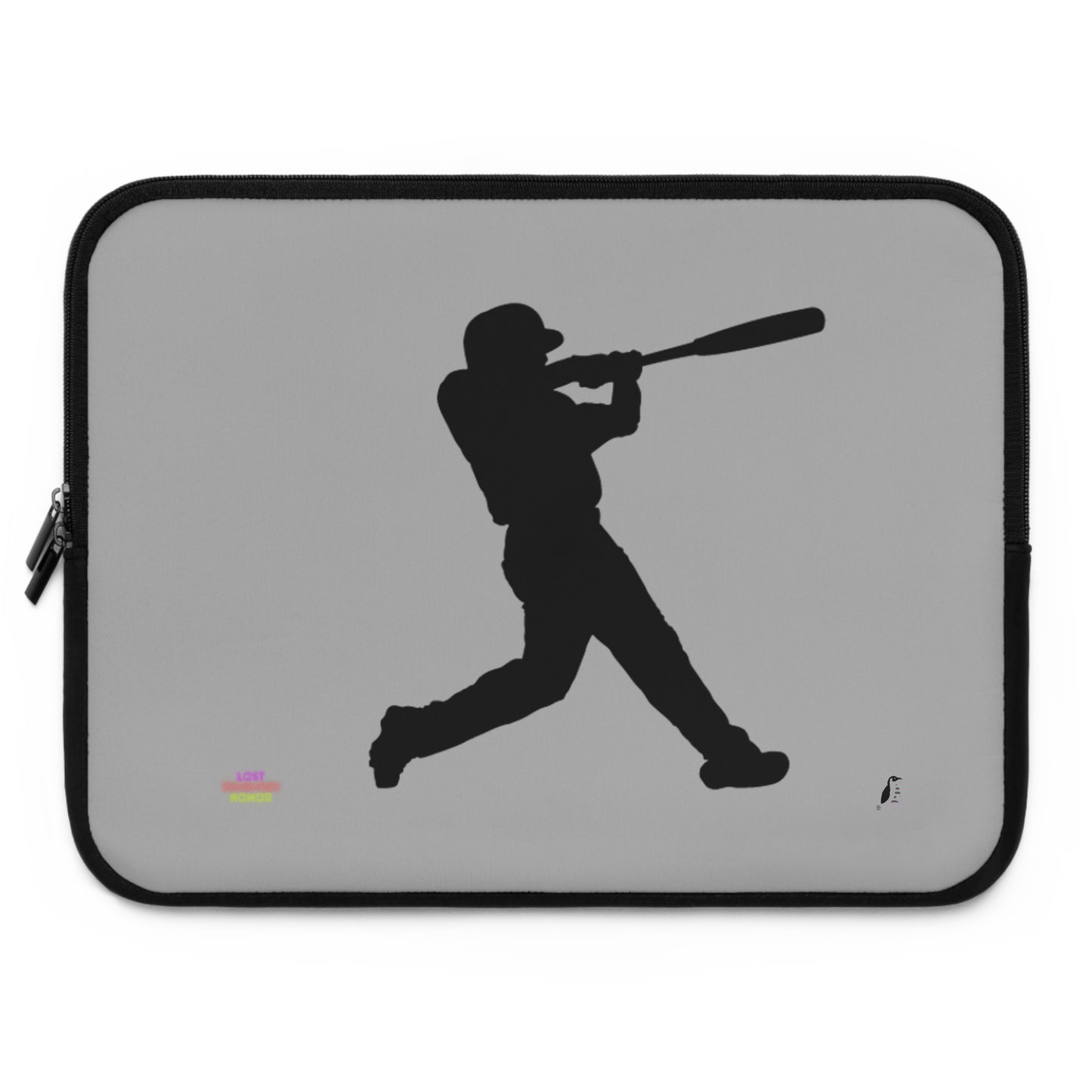 Laptop Sleeve: Baseball Lite Grey