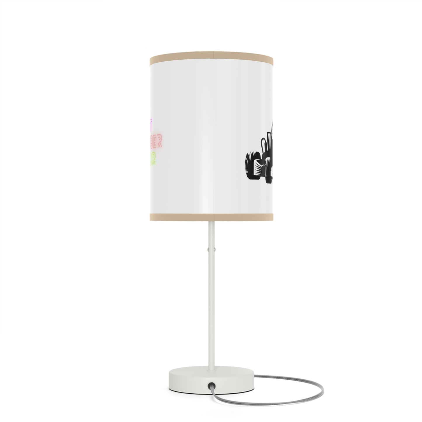 Lamp on a Stand, US|CA plug: Racing White