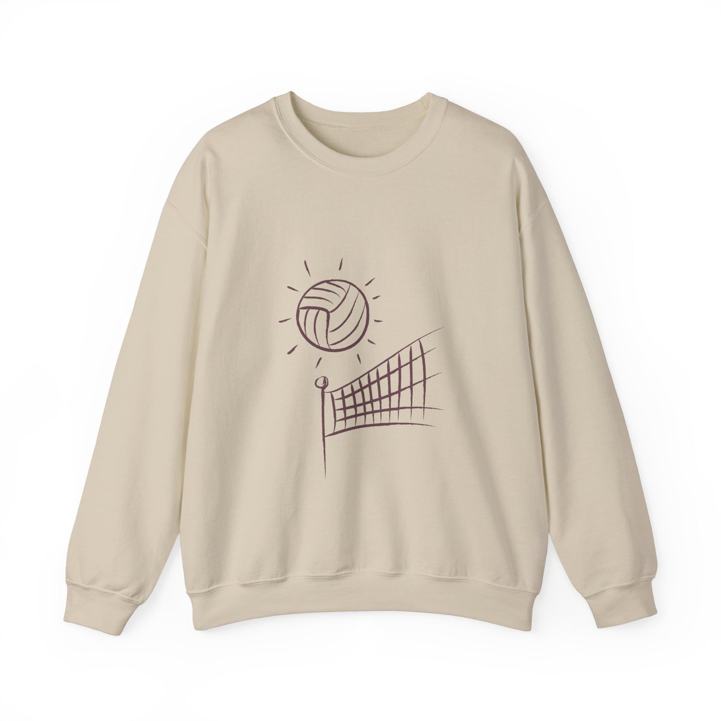 Heavy Blend™ Crewneck Sweatshirt: Volleyball #1