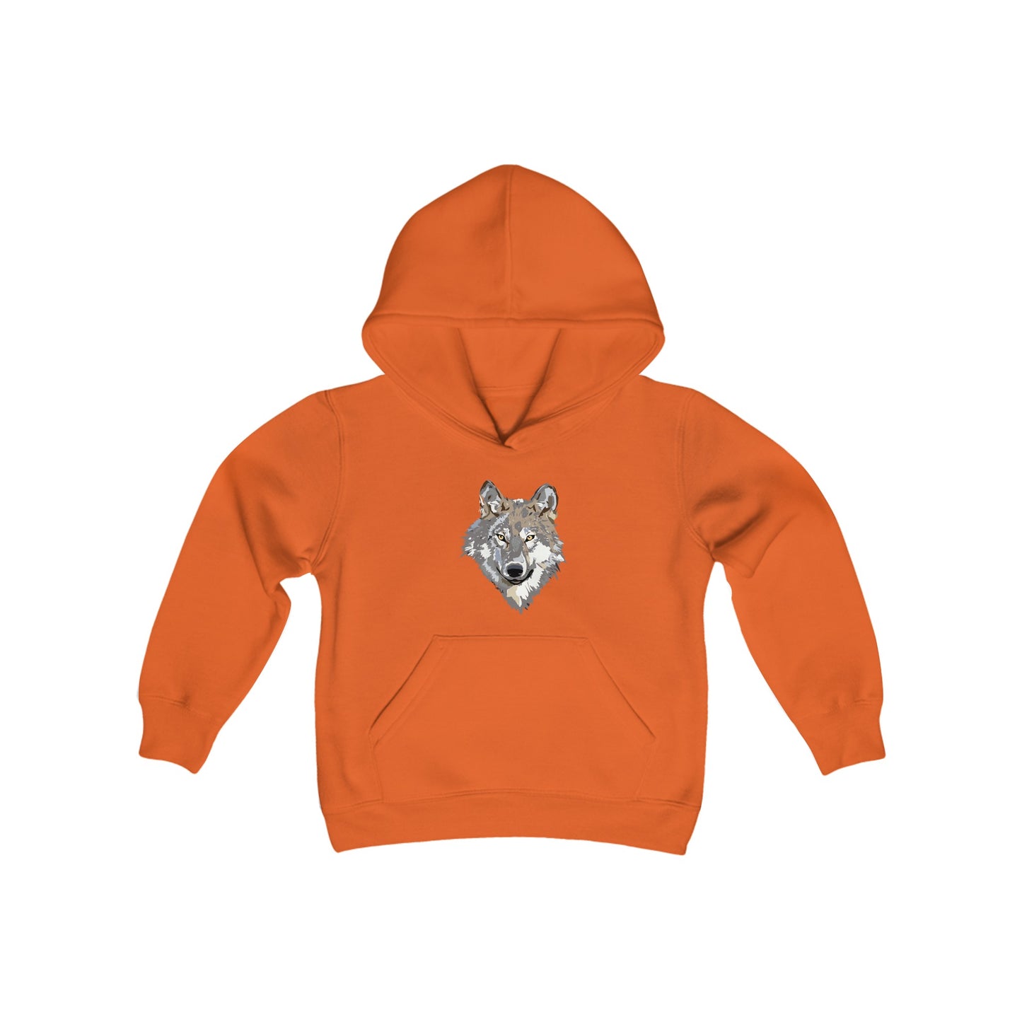 Youth Heavy Blend Hooded Sweatshirt: Mga Lobo 