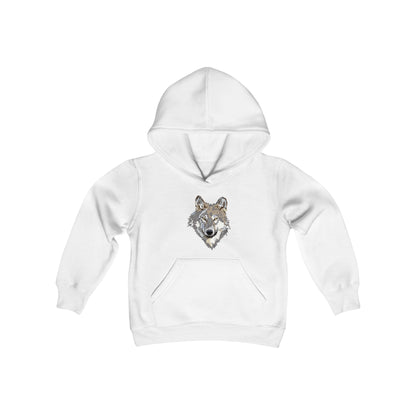 Youth Heavy Blend Hooded Sweatshirt: Wolves