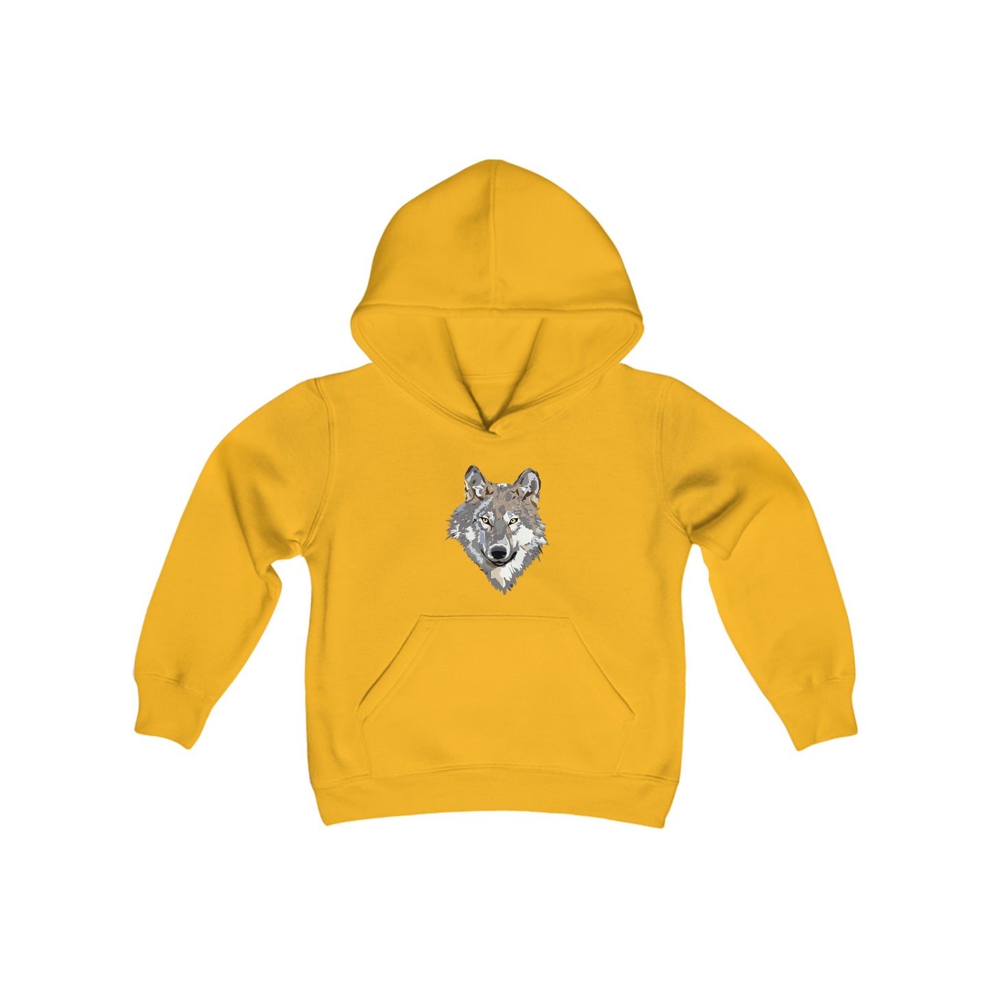 Youth Heavy Blend Hooded Sweatshirt: Wolves