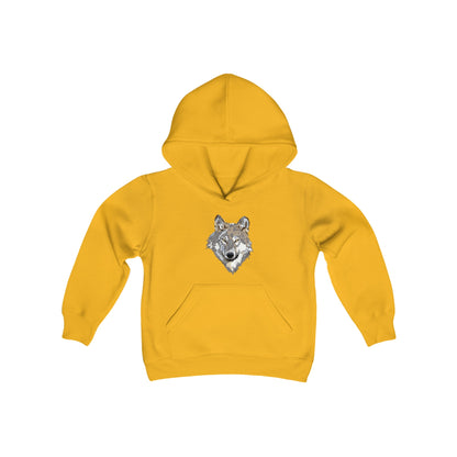 Youth Heavy Blend Hooded Sweatshirt: Mga Lobo 