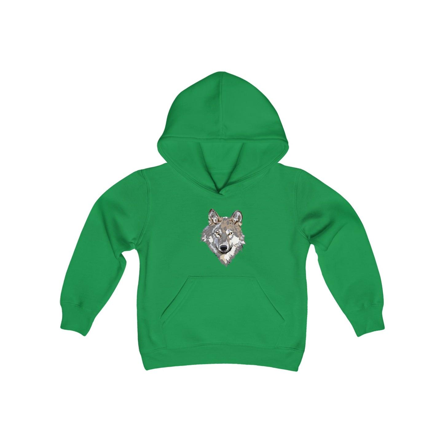 Youth Heavy Blend Hooded Sweatshirt: Mga Lobo 