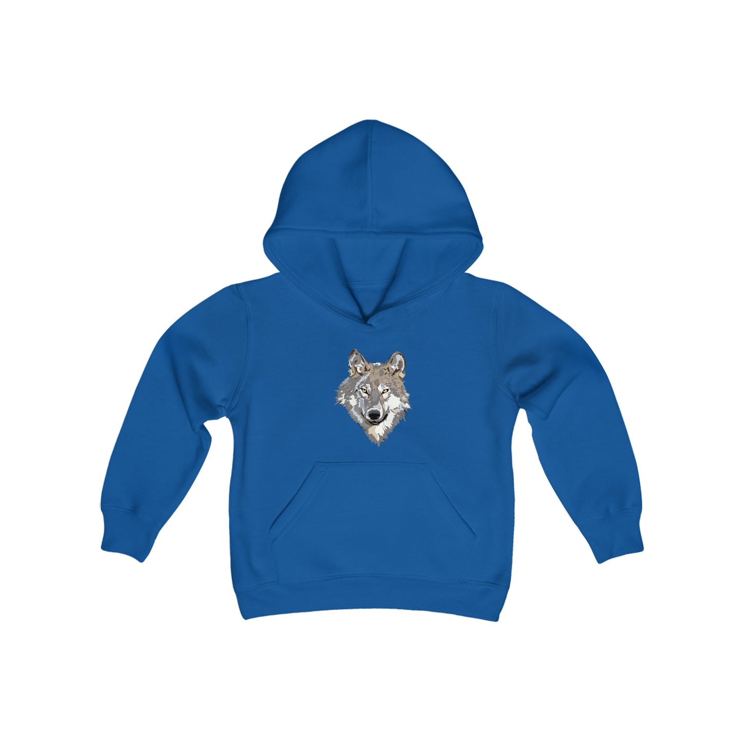 Youth Heavy Blend Hooded Sweatshirt: Wolves