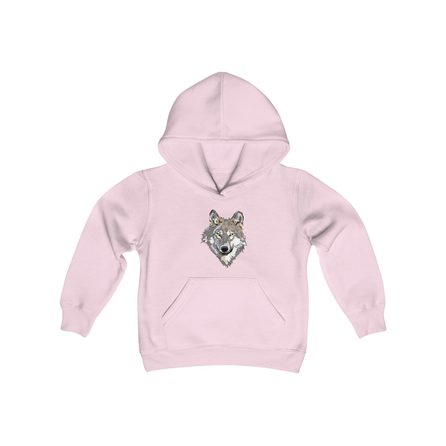 Youth Heavy Blend Hooded Sweatshirt: Wolves