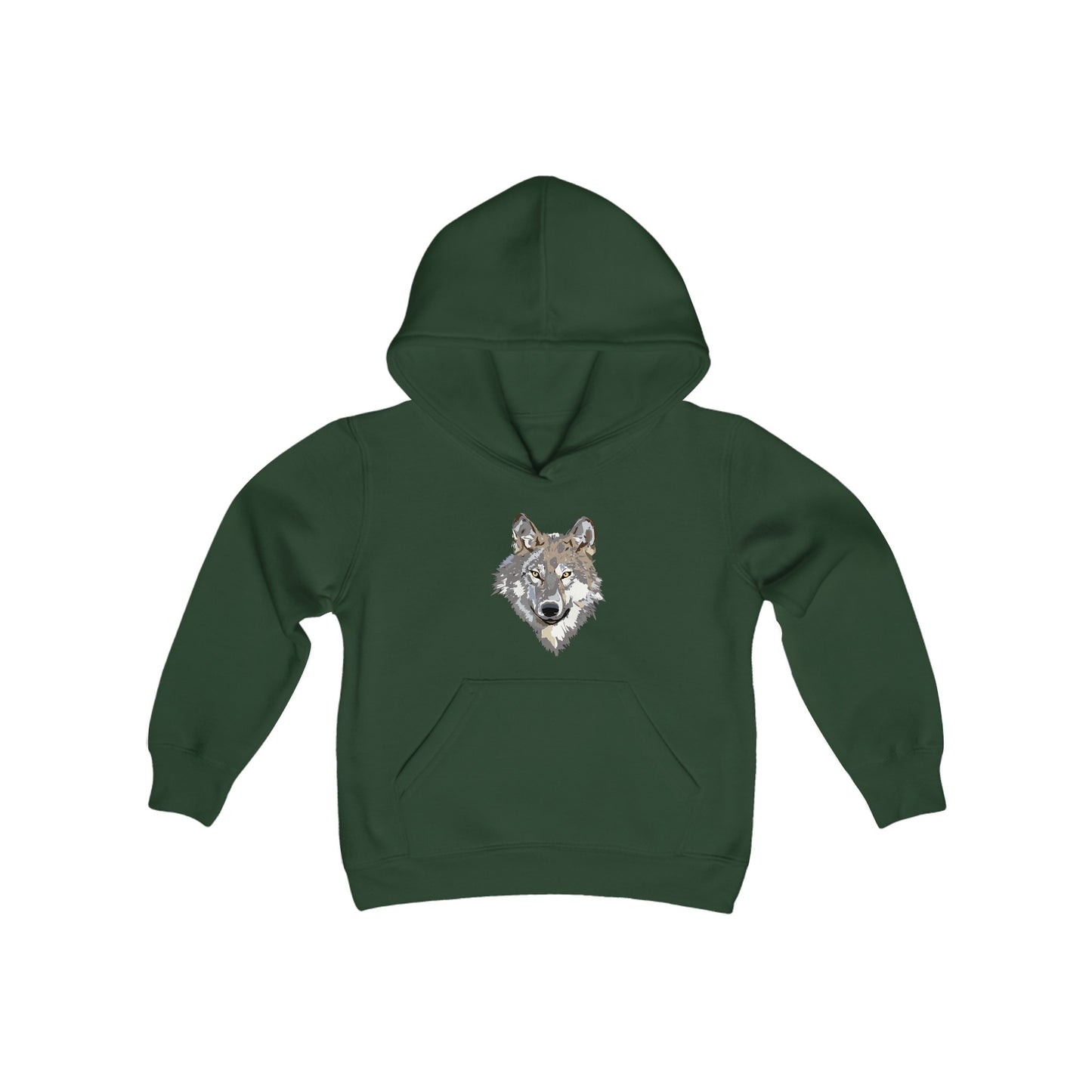 Youth Heavy Blend Hooded Sweatshirt: Mga Lobo 