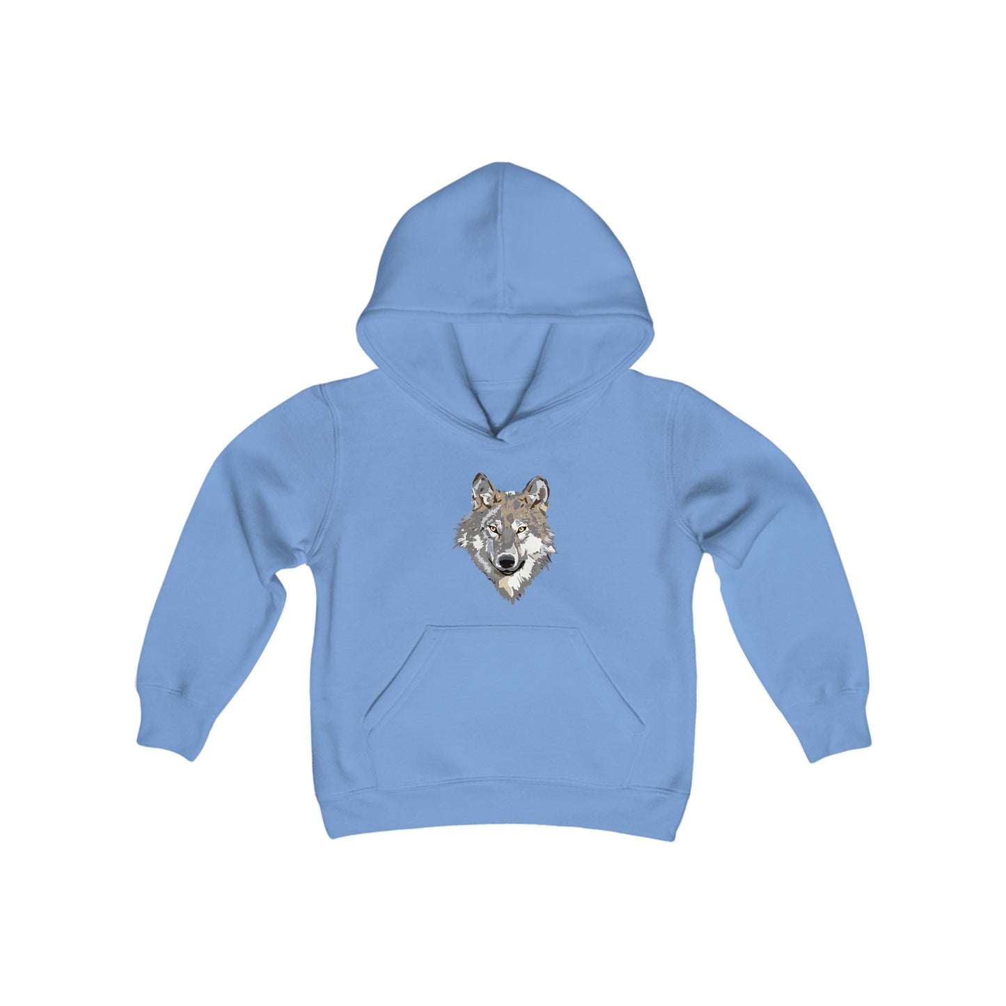 Youth Heavy Blend Hooded Sweatshirt: Wolves