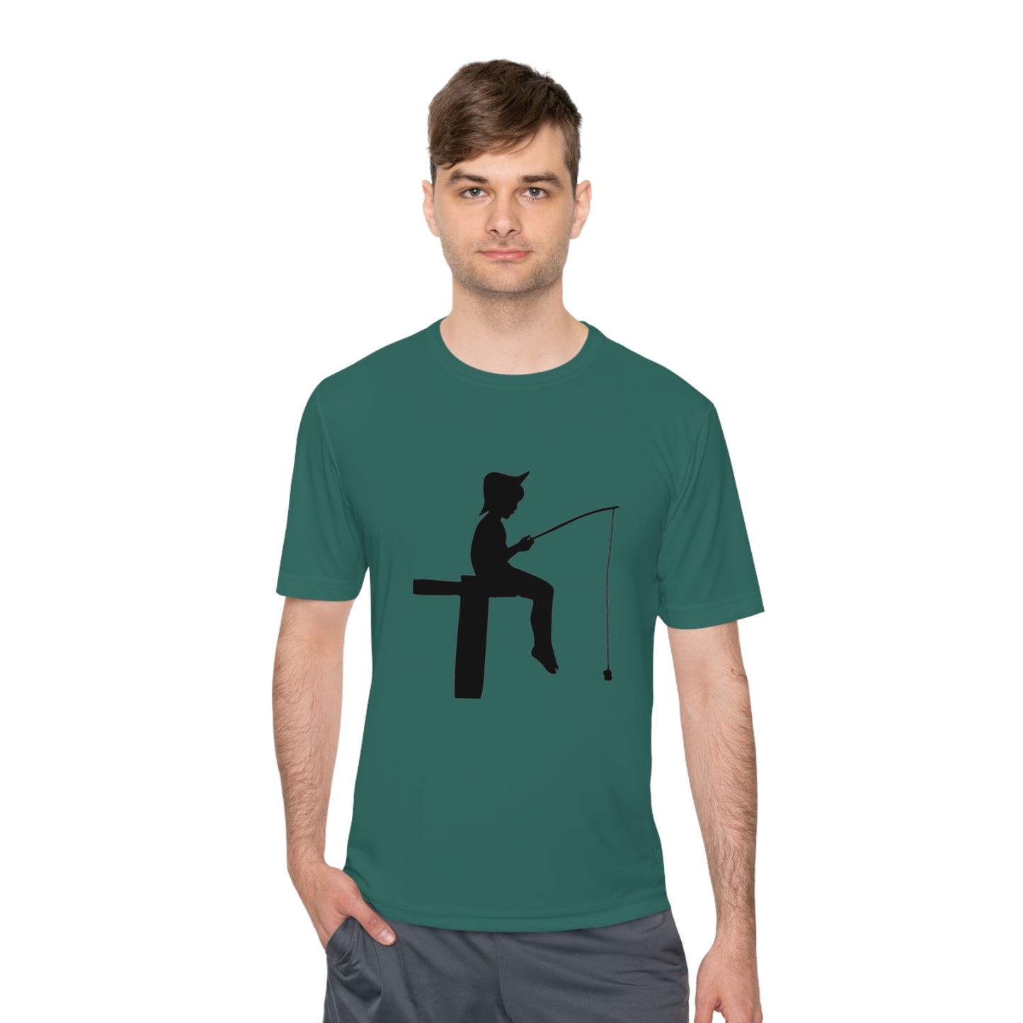 Moisture Wicking Tee: Fishing #2