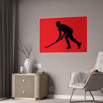 Gloss Posters: Hockey Red