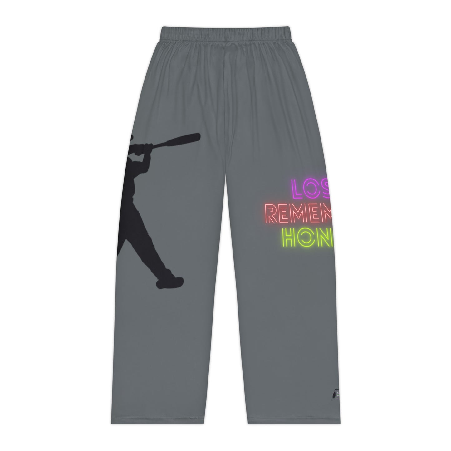 Women's Pajama Pants: Baseball Dark Grey