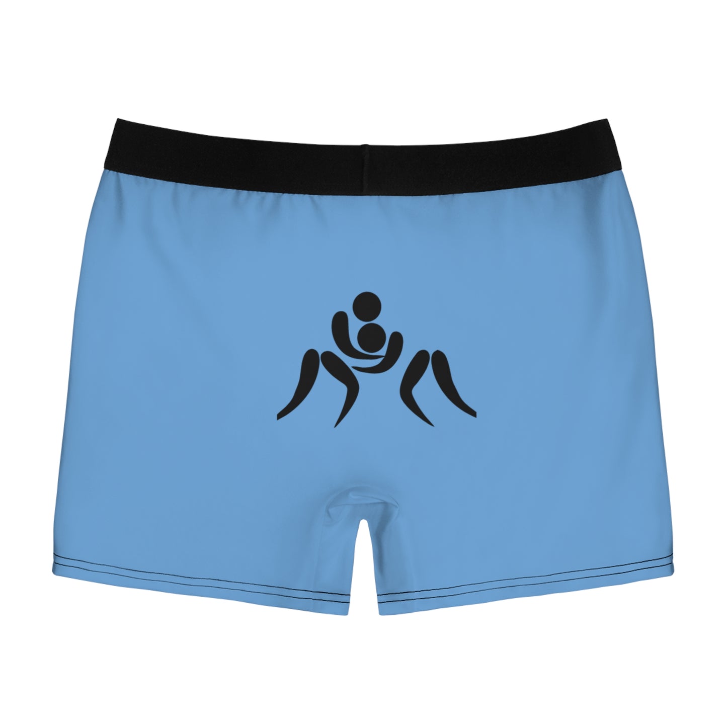 Men's Boxer Briefs: Wrestling: Lite Blue