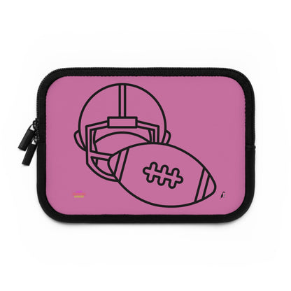 Laptop Sleeve: Football Lite Pink