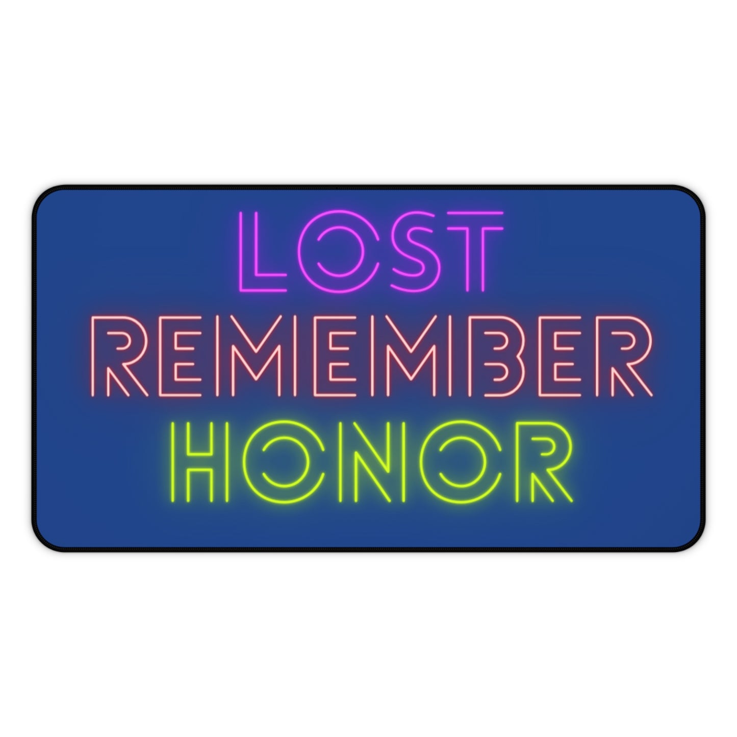 Desk Mat: Lost Remember Honor Dark Blue