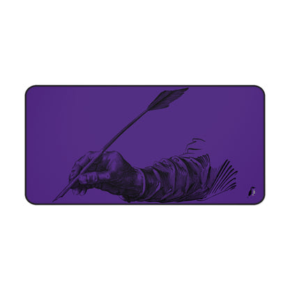 Desk Mat: Writing Purple