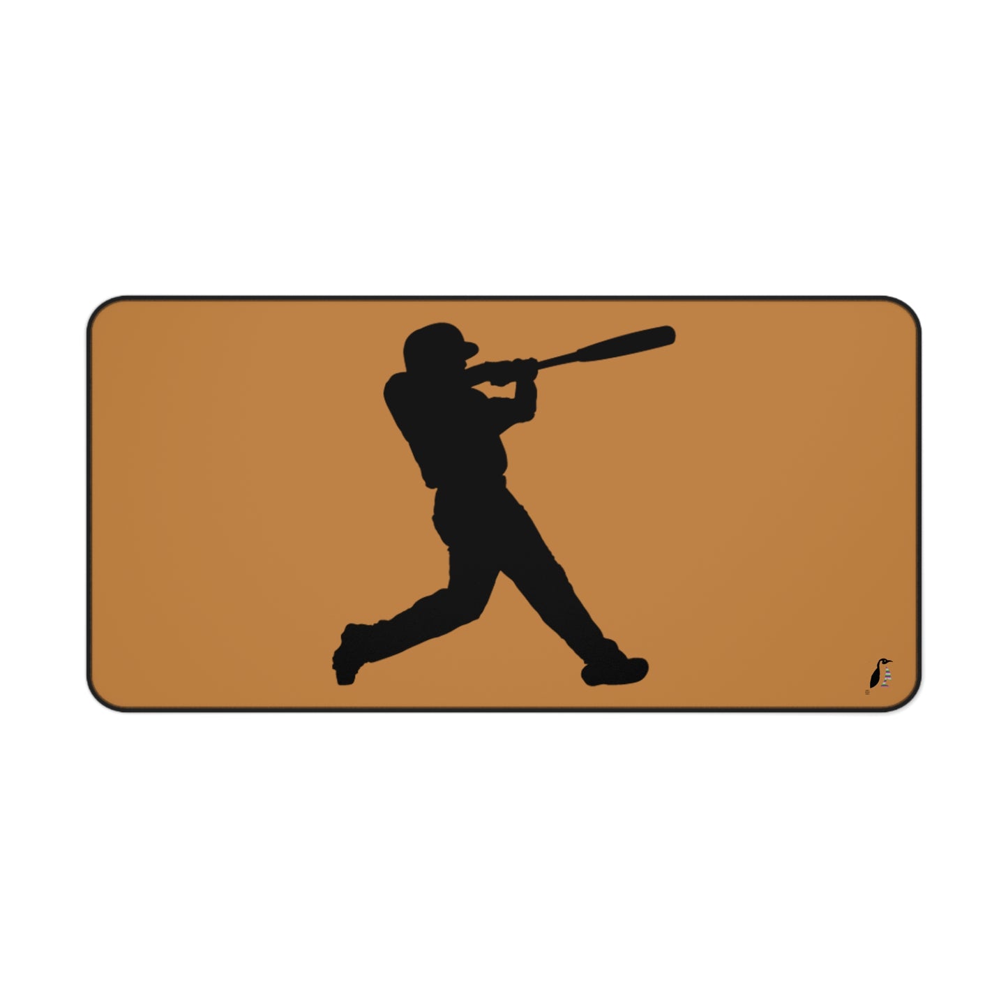 Desk Mat: Baseball Lite Brown