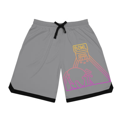 Basketball Rib Shorts: Bowling Grey