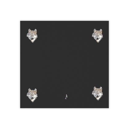 Post-it® Note Pads: Wolves Black