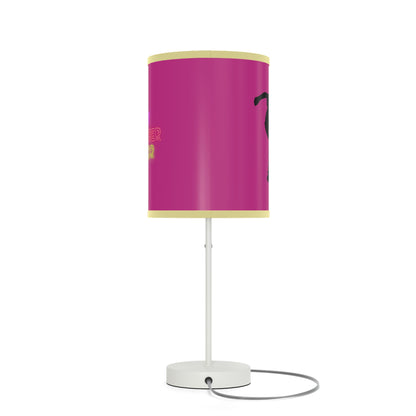 Lamp on a Stand, US|CA plug: Skateboarding Pink