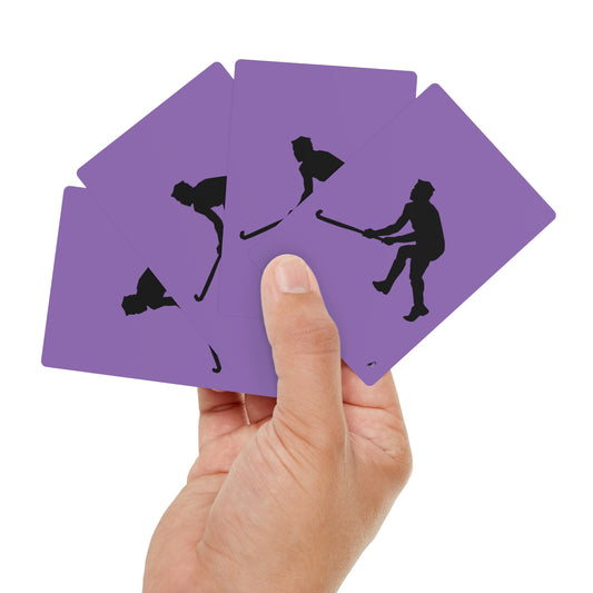 Poker Cards: Hockey Lite Purple