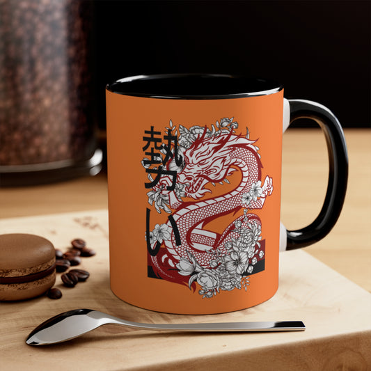 Accent Coffee Mug, 11oz: Dragons Crusta