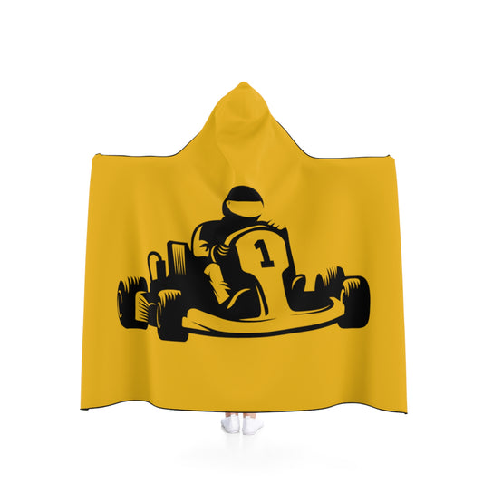 Hooded Blanket: Racing Yellow