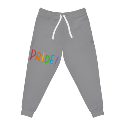 Athletic Joggers: LGBTQ Pride Grey