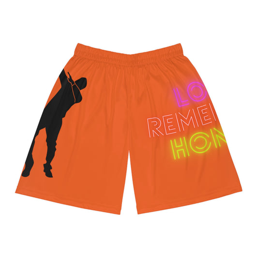 Basketball Shorts: Dance Orange