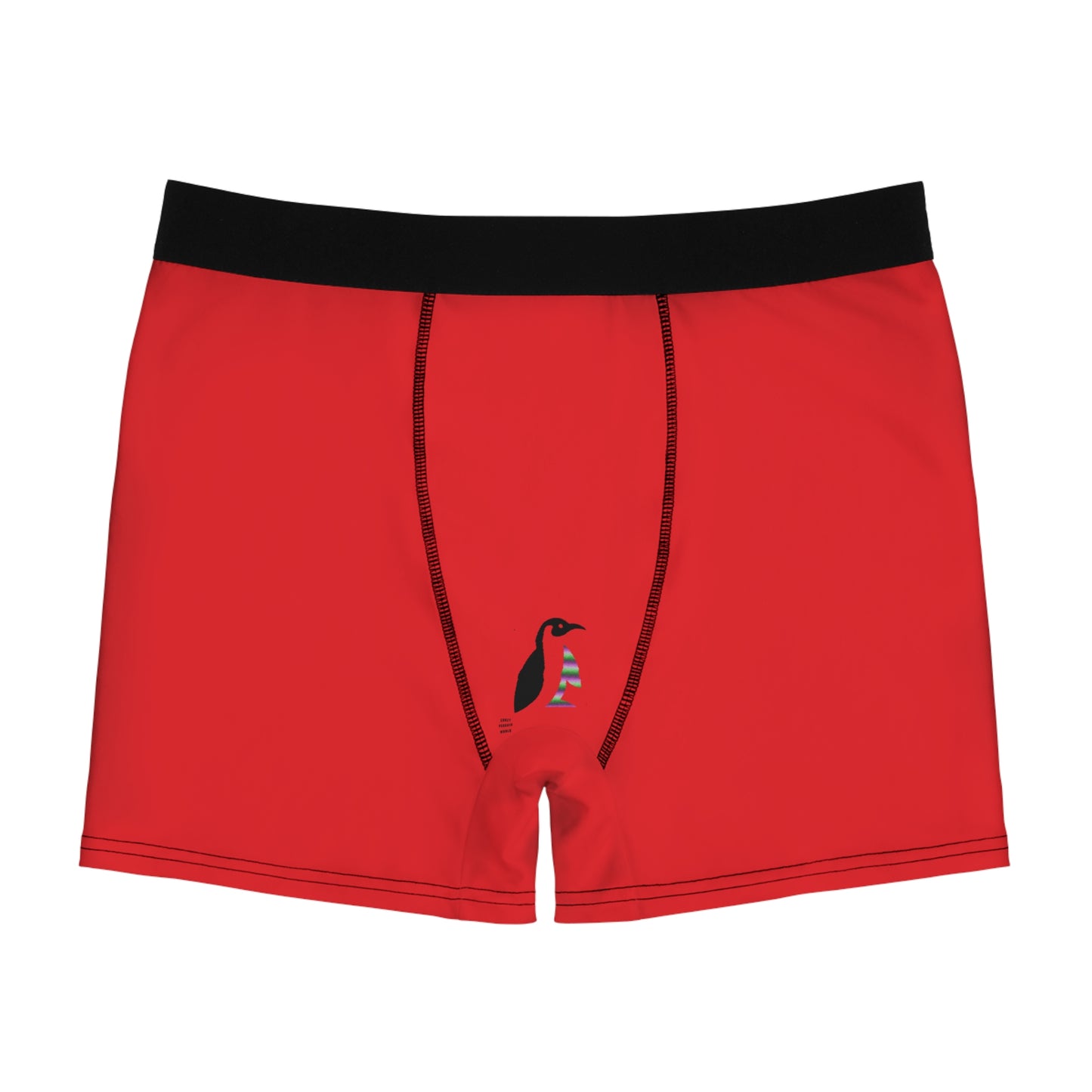 Men's Boxer Briefs: Bowling Red