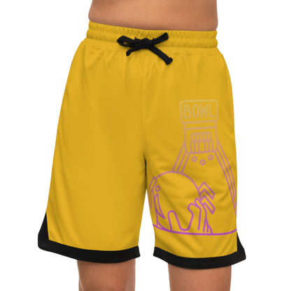 Basketball Rib Shorts: Bowling Yellow