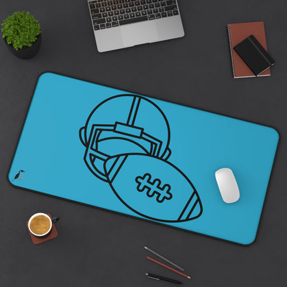 Desk Mat: Football Turquoise