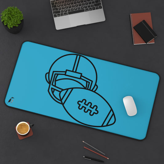 Desk Mat: Football Turquoise