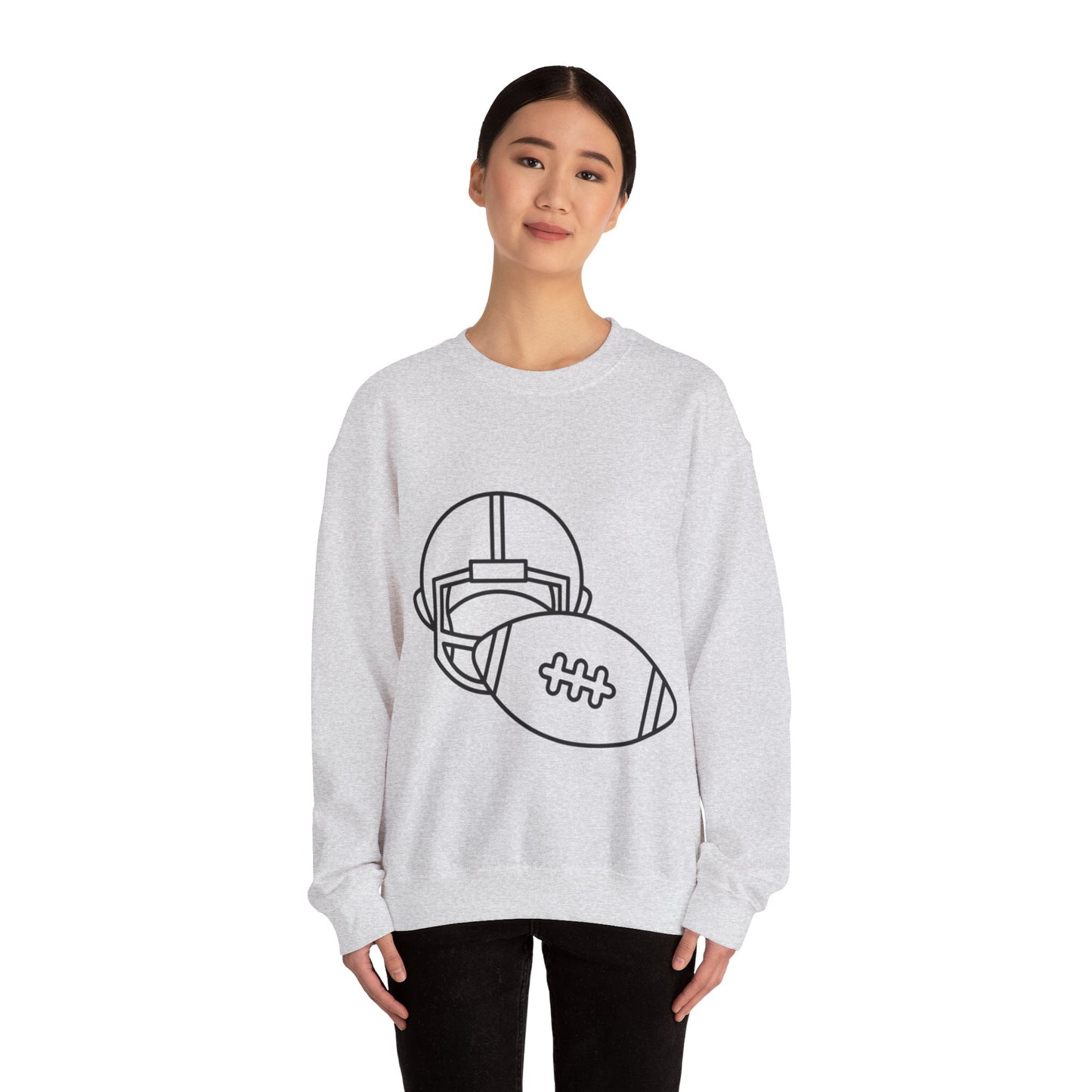 Heavy Blend™ Crewneck Sweatshirt: Football #1