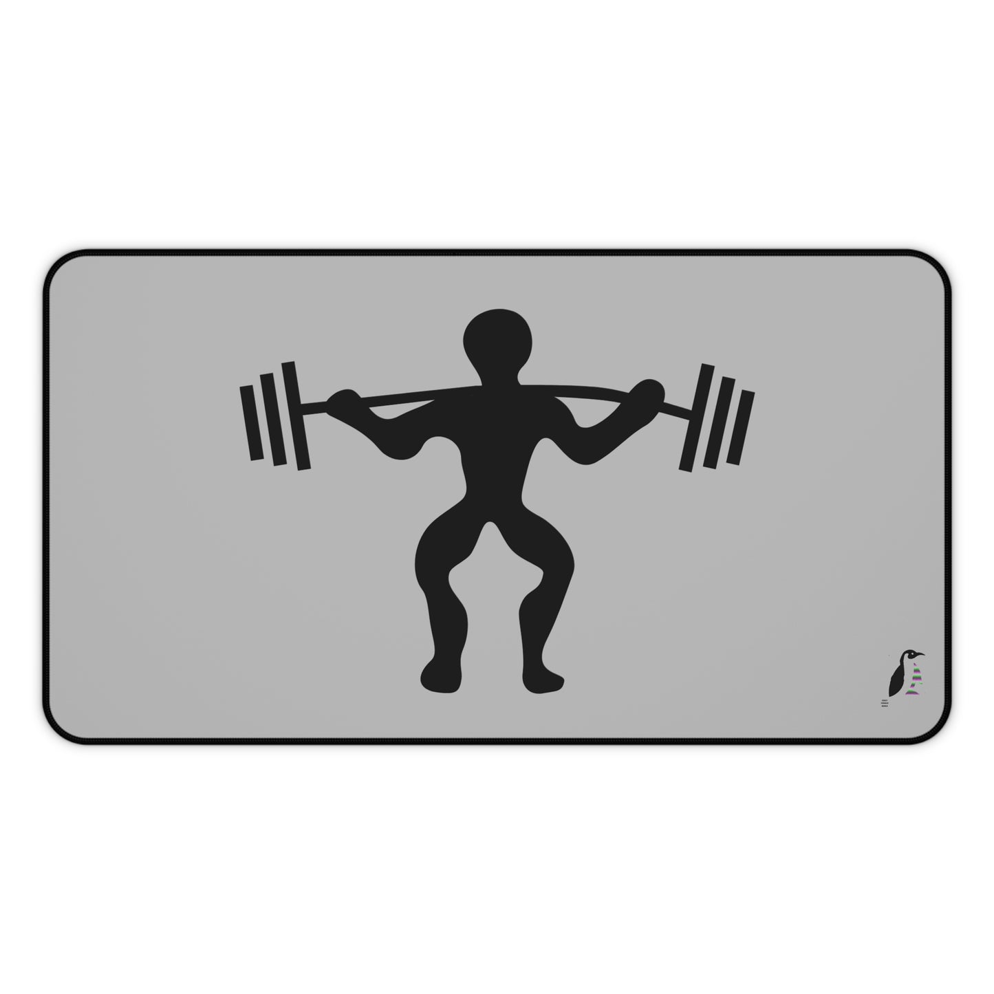 Desk Mat: Weightlifting Lite Grey