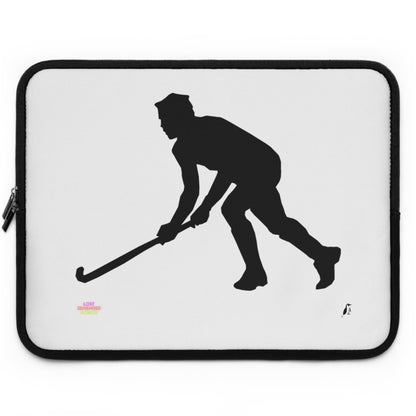 Laptop Sleeve: Hockey White