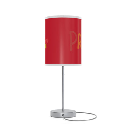 Lamp on a Stand, US|CA plug: LGBTQ Pride Dark Red