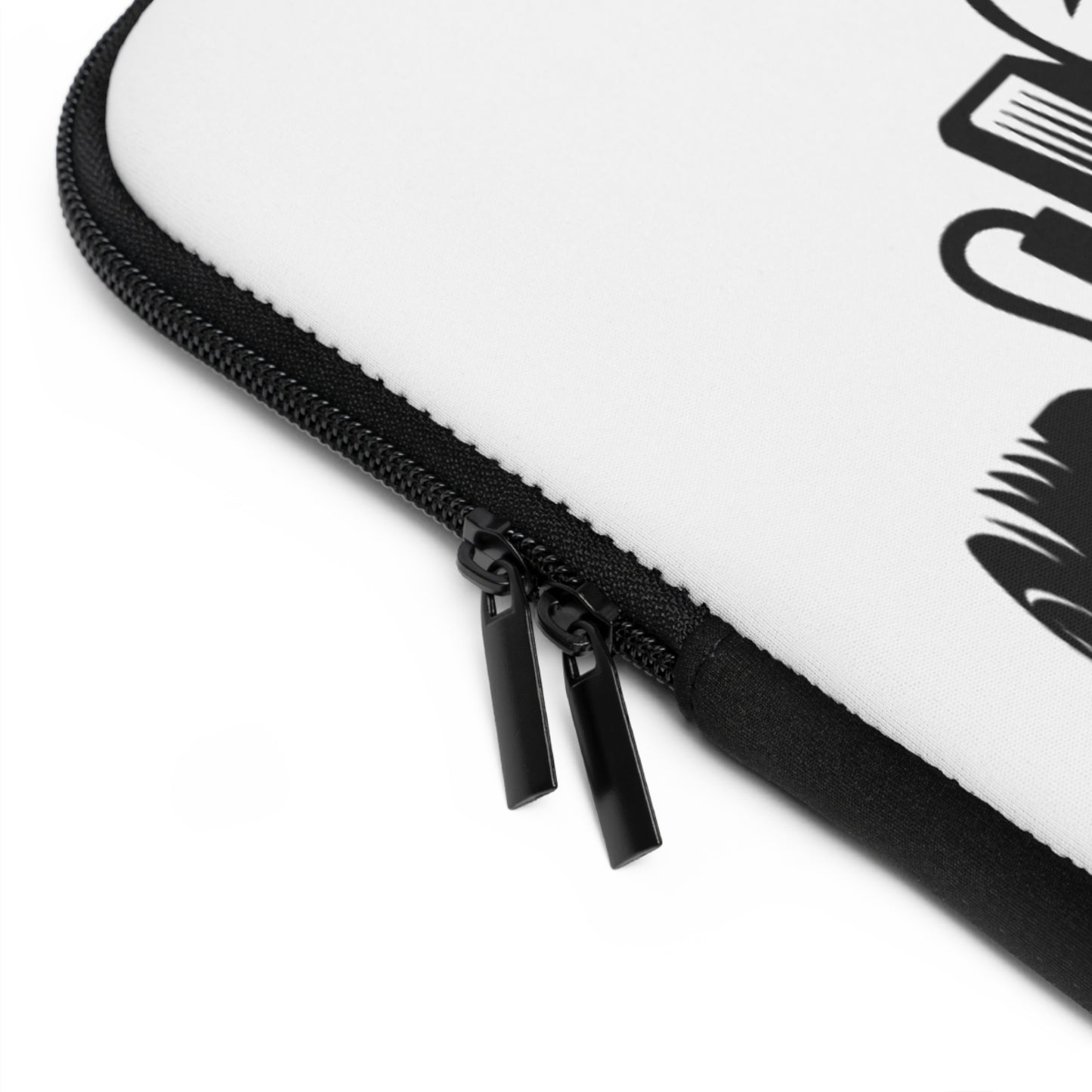 Laptop Sleeve: Racing White