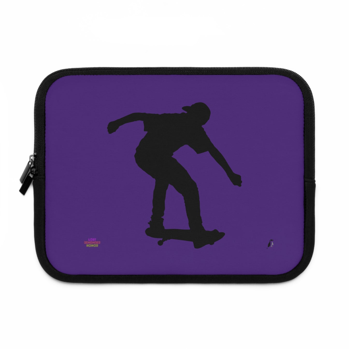 Laptop Sleeve: Skateboarding Purple