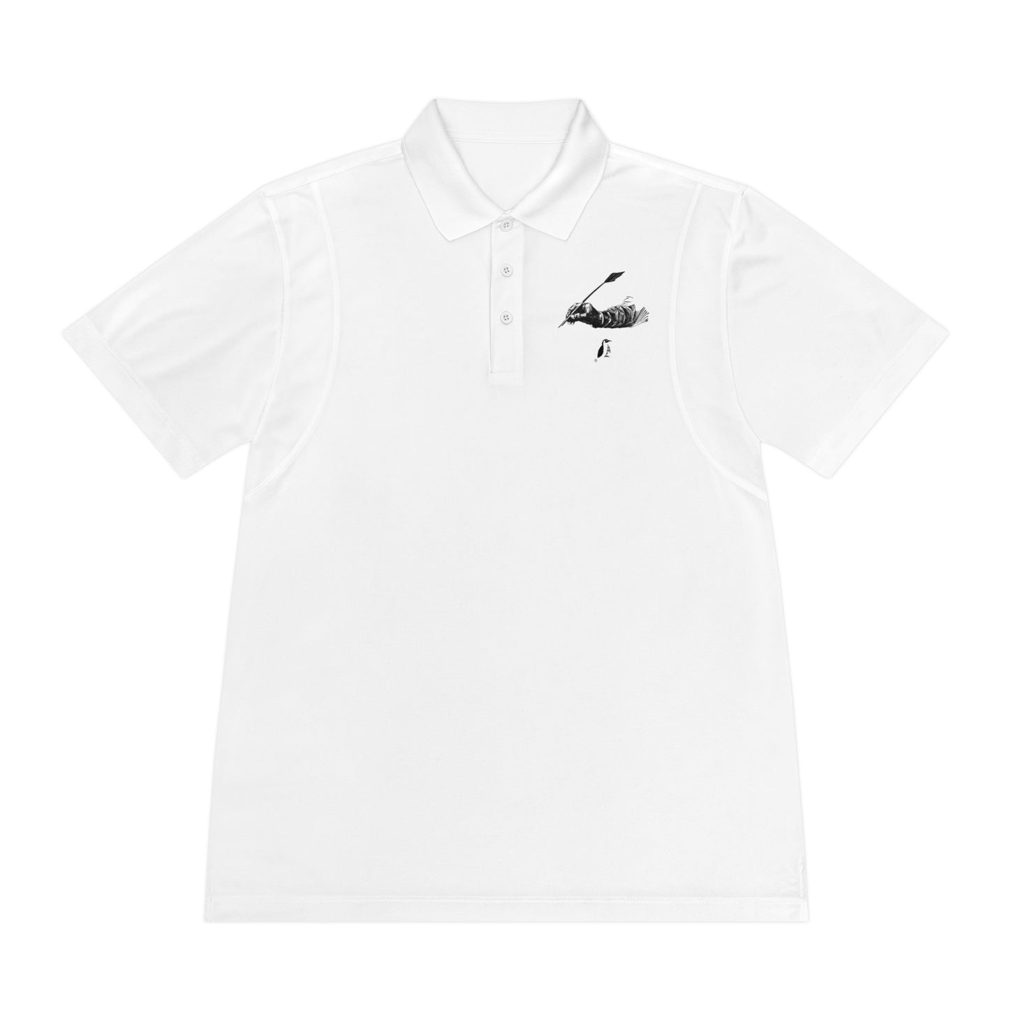 Men's Sport Polo Shirt: Writing #1