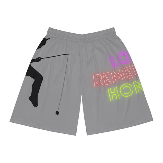 Basketball Shorts: Fishing Grey