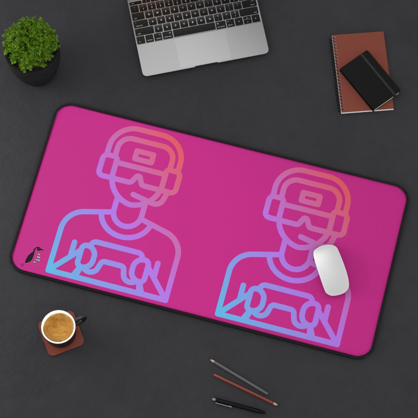 Desk Mat: Gaming Pink