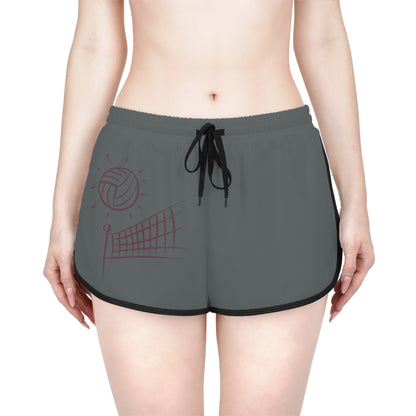 Women's Relaxed Shorts: Volleyball Dark Grey