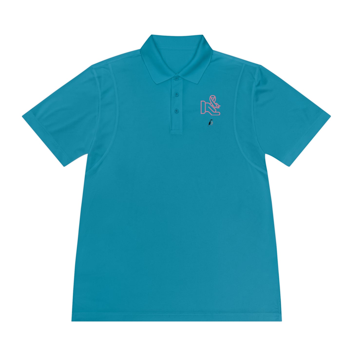 Men's Sport Polo Shirt: Fight Cancer #2