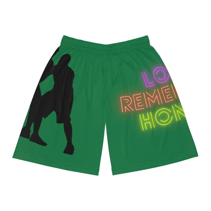 Basketball Shorts: Basketball Dark Green 