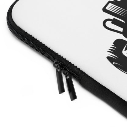 Laptop Sleeve: Racing White